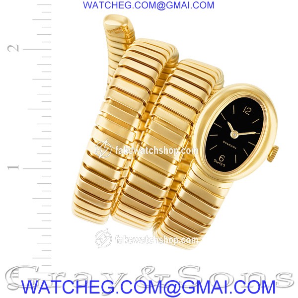 Bvlgari g1211.4 Serpentine Manual Female 18k Yellow Gold