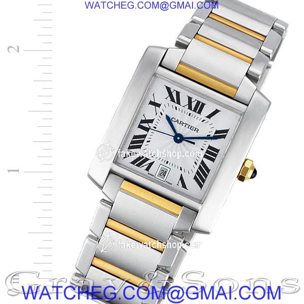 Cartier W51005Q4 Tank Francaise Automatic Male Stainless Steel