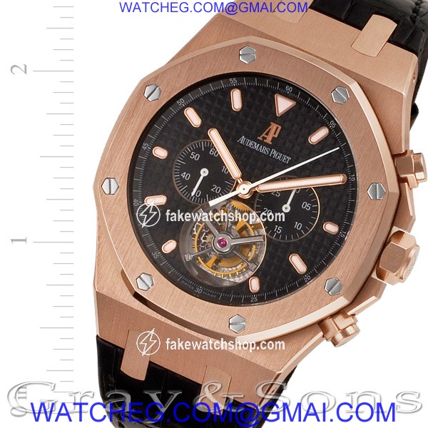 Audemars Piguet 25977or.oo.d002cr.01 Royal Oak Tourbillon Manual Male 18k Pink Gold
