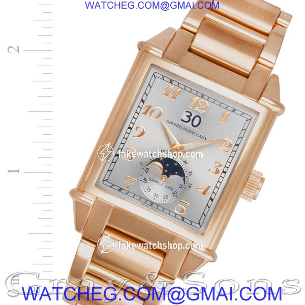 Girard Perregaux 2580 Vintage 1945 Automatic Male 18k Pink Gold