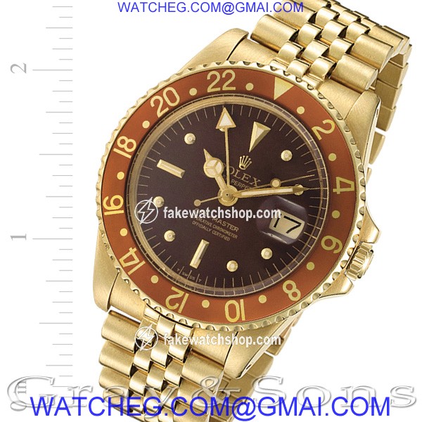 Rolex 1675 GMT-Master Automatic Male 18k yellow gold