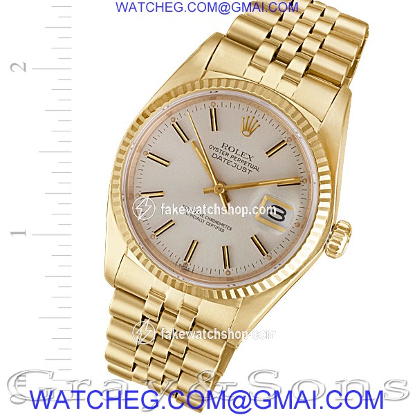 Rolex 16018 Datejust Automatic Male 18k yellow gold