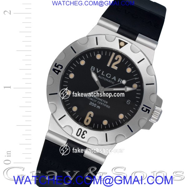 Bvlgari SD 38 S Scuba Automatic Male Stainless Steel