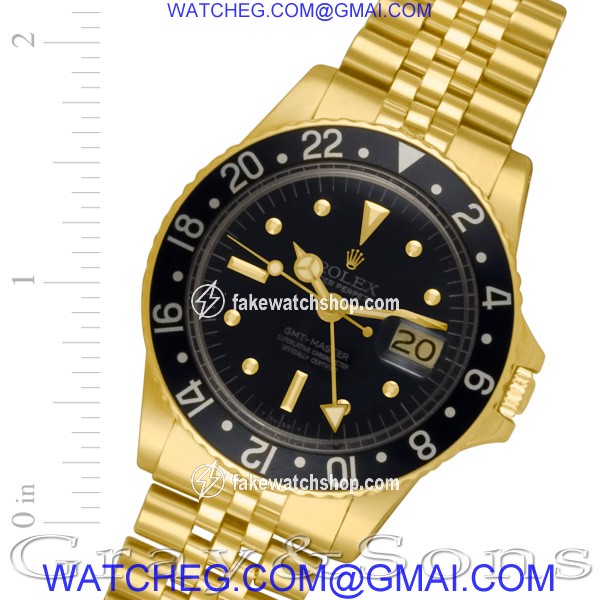 Rolex 1675 GMT-Master Automatic Male 18k yellow gold