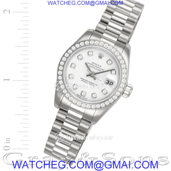 Rolex 179136 Datejust Automatic Female Platinum