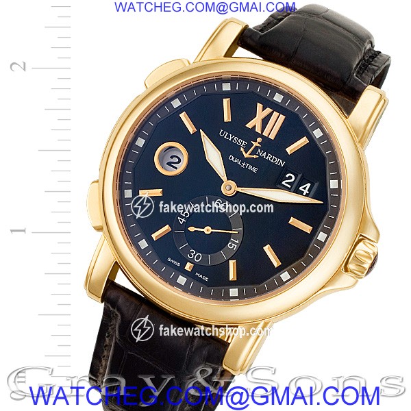 Ulysse Nardin 246-55 GMT-Master II Automatic Male 18k yellow gold