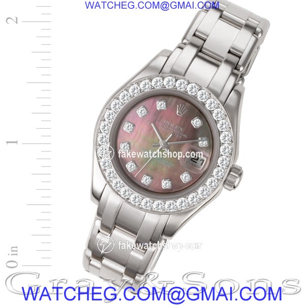 Rolex 80299 Pearlmaster Automatic Female 18k White Gold