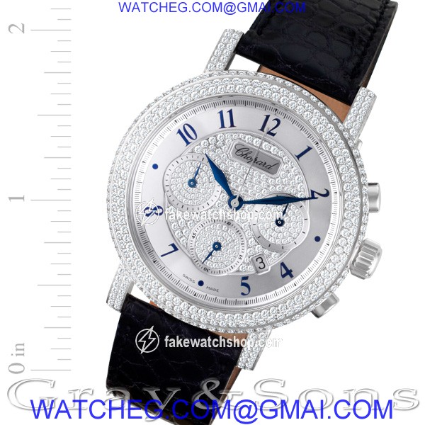 Chopard 17/1868-20 Chronograph Quartz Male 18k White Gold