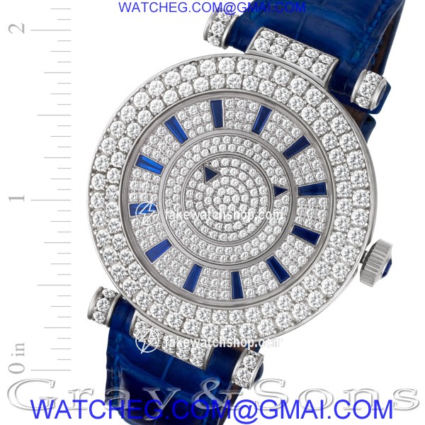 Franck Muller cd42 Double mystery Automatic Unisex 18k White Gold