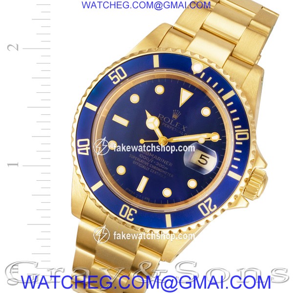 Rolex 16618 Submariner Automatic Male 18k yellow gold
