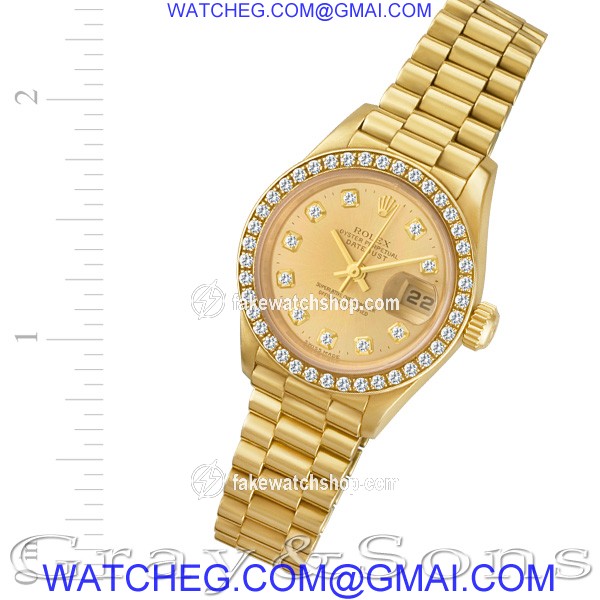 Rolex 79138 Datejust Automatic Female 18k yellow gold