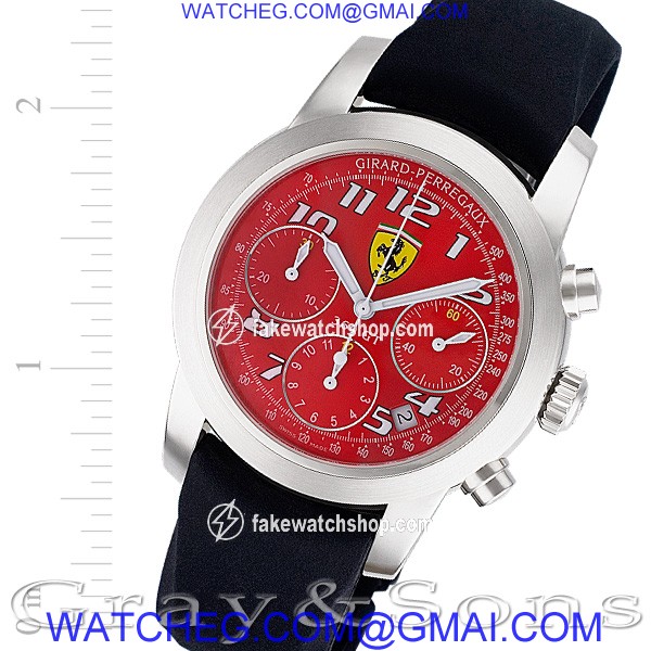 Girard Perregaux 8028 Ferrari Automatic Male 18k White Gold