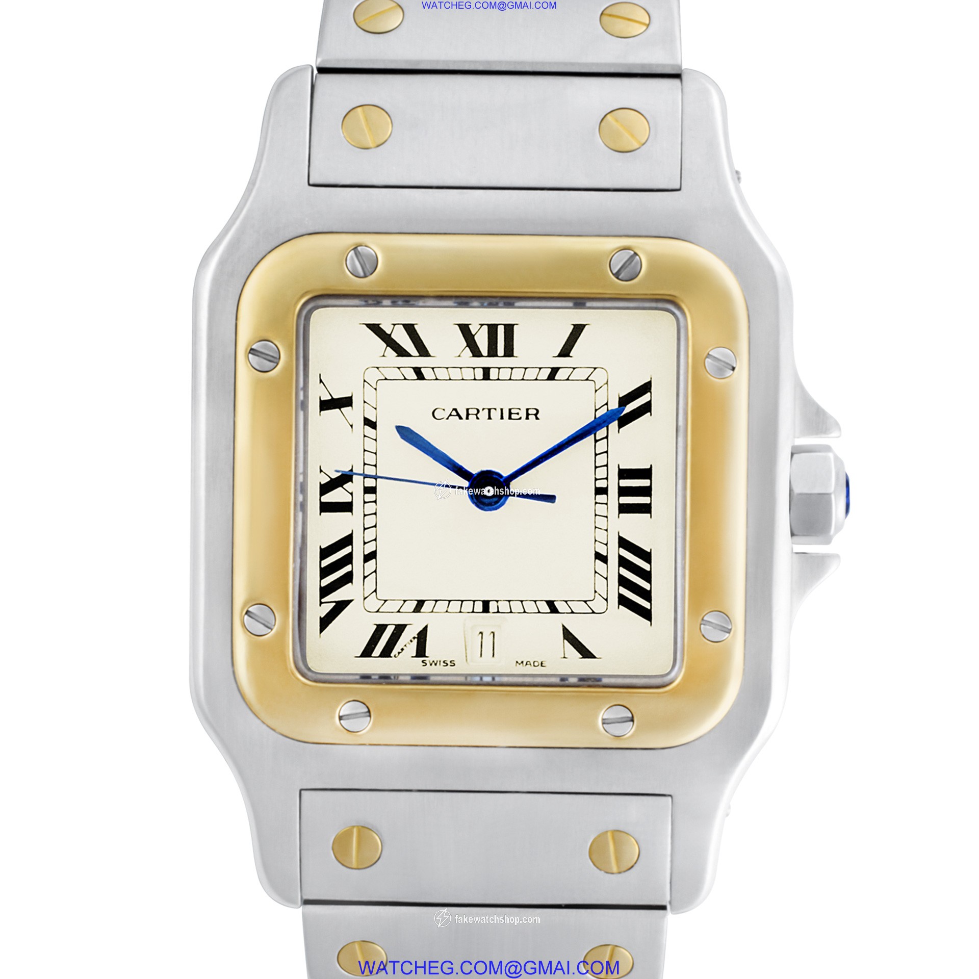 Cartier W20011C4 Santos Quartz Male Stainless Steel