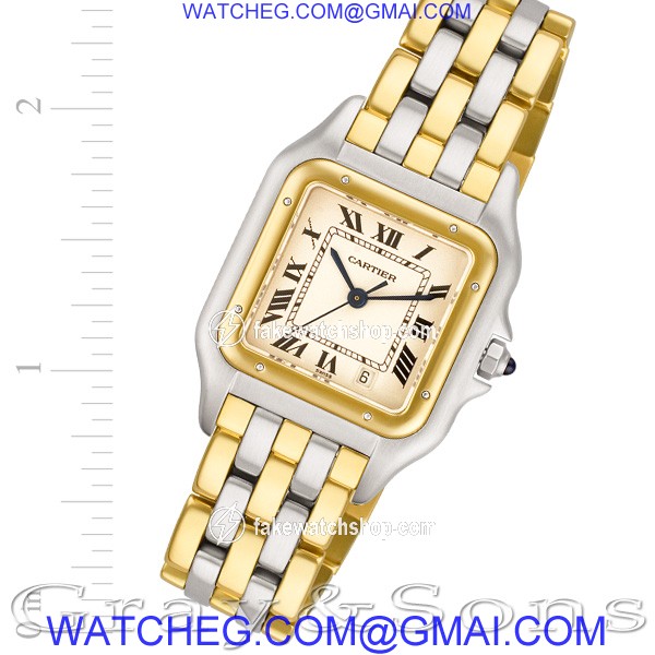Cartier w25028b Panthere Quartz Male Stainless Steel