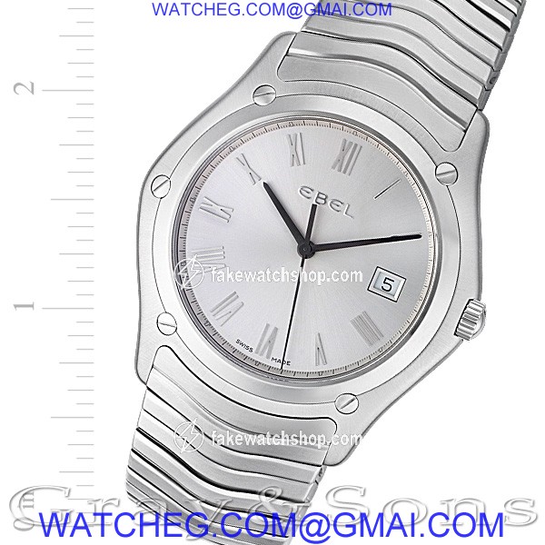 Ebel 9255f51 Classic Wave Quartz Male Stainless Steel
