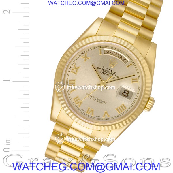 Rolex 118238 Day-Date Automatic Male 18k yellow gold