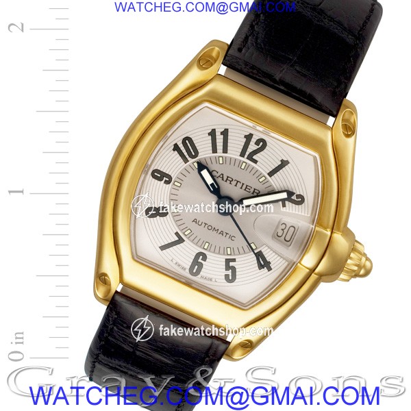 Cartier W62005V2 Roadster Automatic Male 18k yellow gold