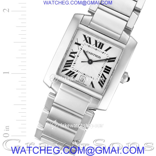 Cartier W51002Q3 Tank Francaise Automatic Male Stainless Steel