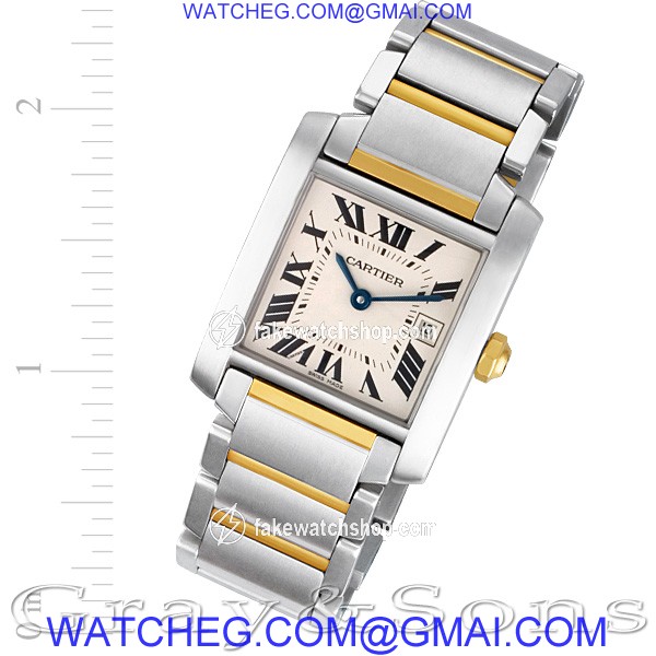Cartier W51012Q4 Tank Francaise Quartz Unisex Stainless Steel