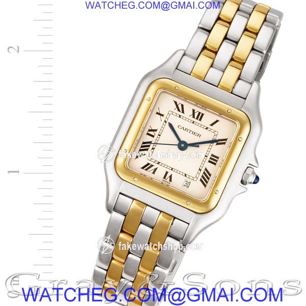 Cartier W25028B Panthere Quartz Male Stainless Steel