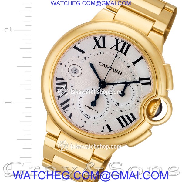 Cartier w6920008 Ballon Bleu Automatic Male 18k yellow gold