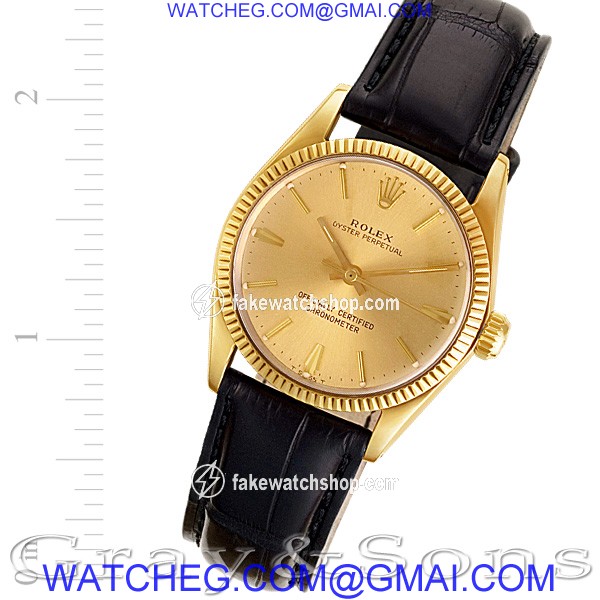 Rolex 6551 Oyster Perpetual Automatic Unisex 14k yellow gold
