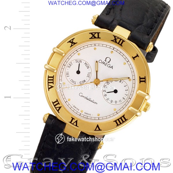 Omega 1961070 Constellation Quartz Male 18k yellow gold