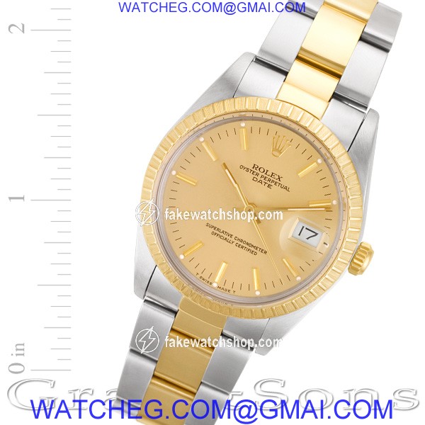 Rolex 15053 Date Automatic Male Stainless Steel
