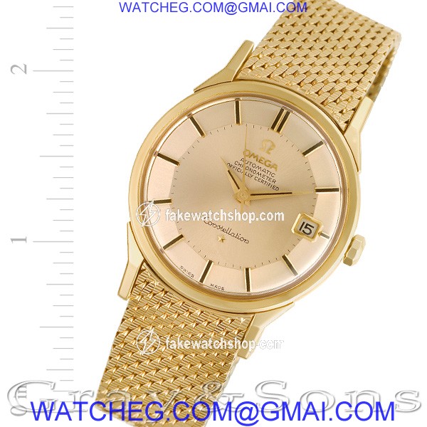 Omega 168005/6 sc Constellation Automatic Male 18k yellow gold