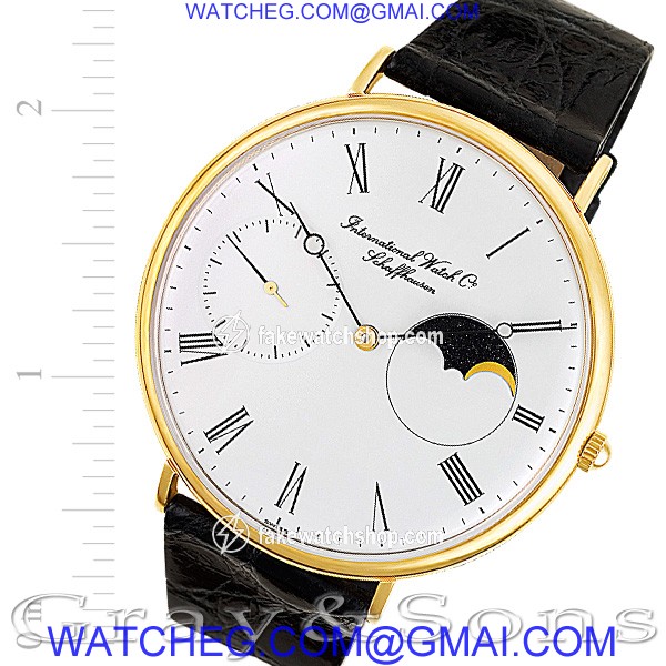 IWC IWC 3605 Moon Phase Manual Male 18k yellow gold