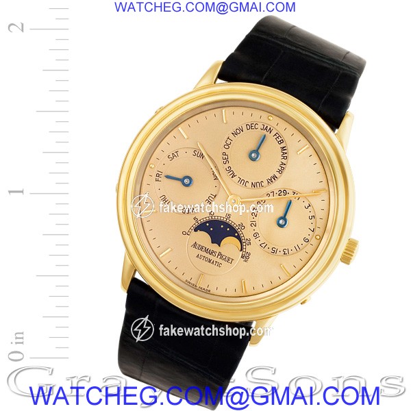 Audemars Piguet c3625 Perpetual Calendar Automatic Male 18k yellow gold