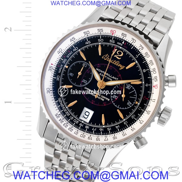 Breitling A48330 Montbrillant Manual Male Stainless Steel