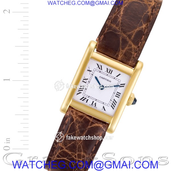 Cartier w1529856 Tank Manual Female 18k yellow gold