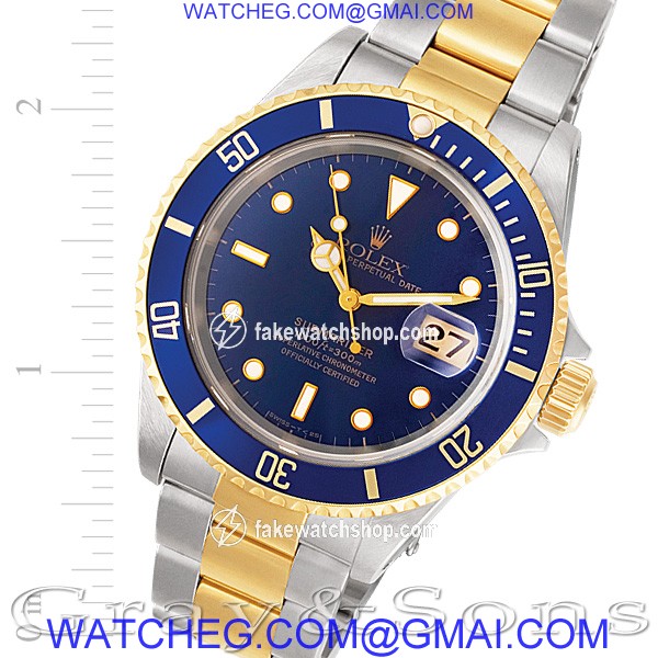 Rolex 16613 Submariner Automatic Male 18k gold & Stainless Steel