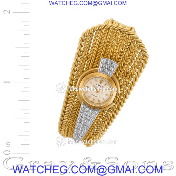 Rolex Rolex 6370  Manual Female 18k yellow gold