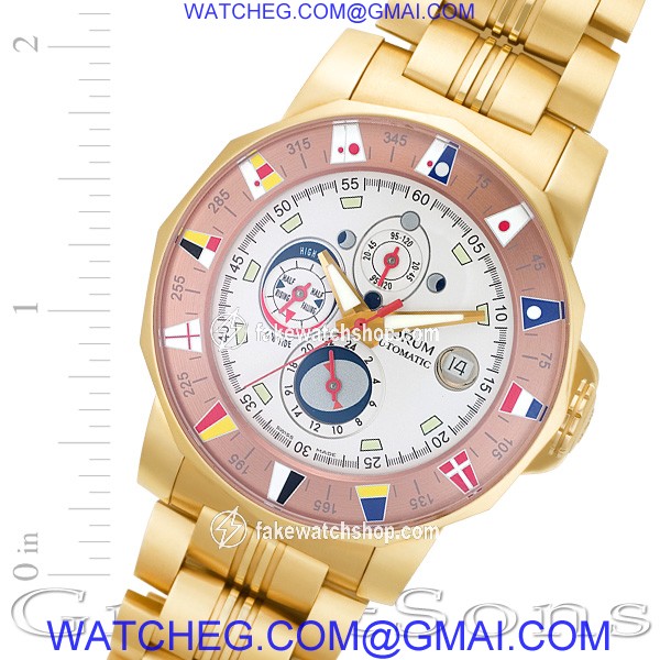 Corum 977.630.55 Admirals cup 44 tides Automatic Male 18k Pink Gold