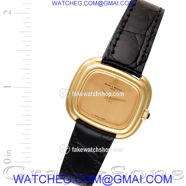 Baume & Mercier 38328  Manual Female 18k yellow gold