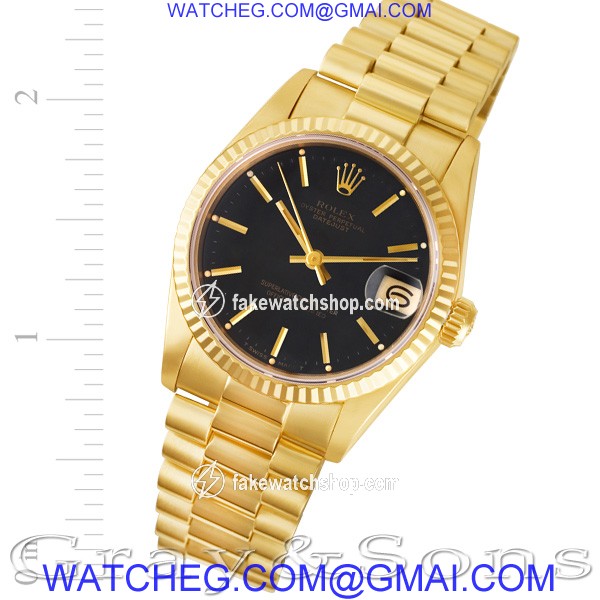 Rolex 68278 Datejust Automatic Unisex 18k yellow gold
