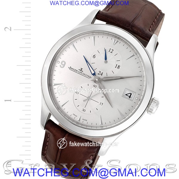 Jaeger LeCoultre 162.84.30 Dual Time Automatic Male Stainless Steel
