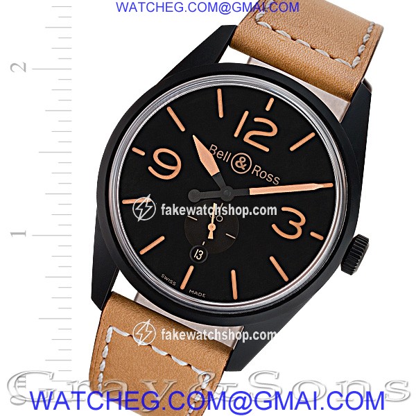 Bell & Ross BRV123 Heritage Automatic Male PVD