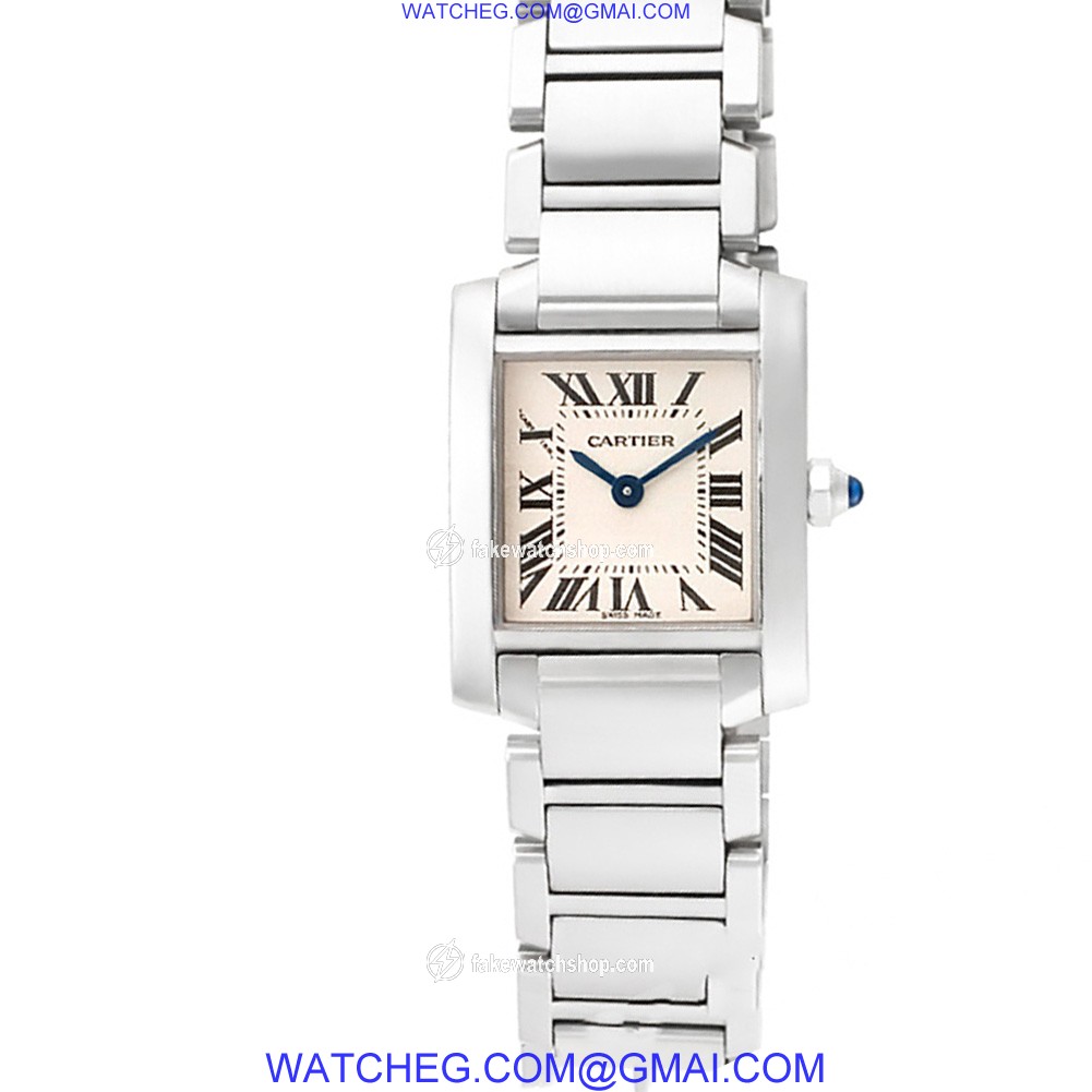 Cartier W51008Q3 Tank Francaise Quartz Female Stainless Steel