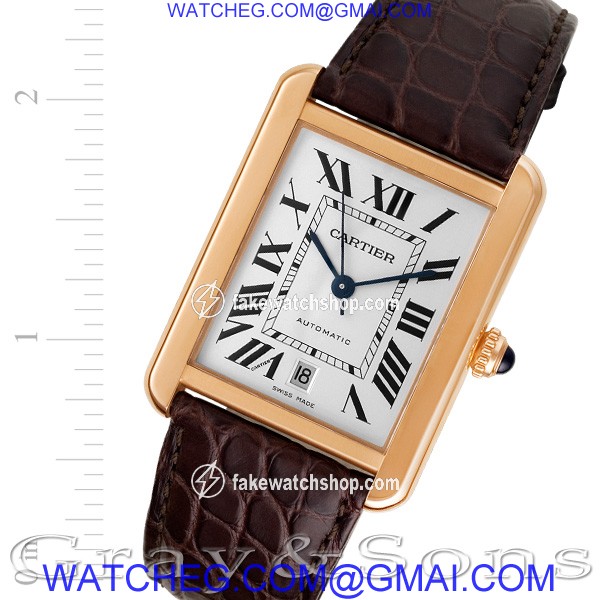 Cartier w5200026 Tank Solo Automatic Male 18k rose gold