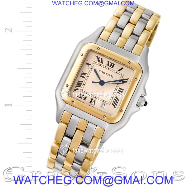 Cartier w25028b Panthere Quartz Male Stainless Steel