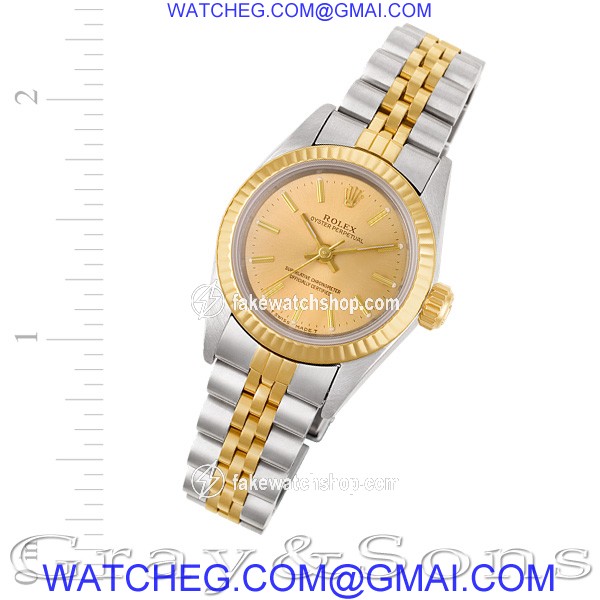 Rolex 67193 Oyster Perpetual Automatic Female Stainless Steel