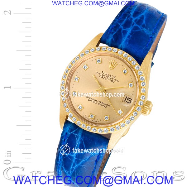 Rolex 6827 Datejust Automatic Unisex 18k yellow gold