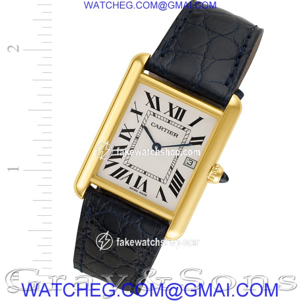 Cartier W1529756 Tank Louis Cartier Quartz Male 18k yellow gold
