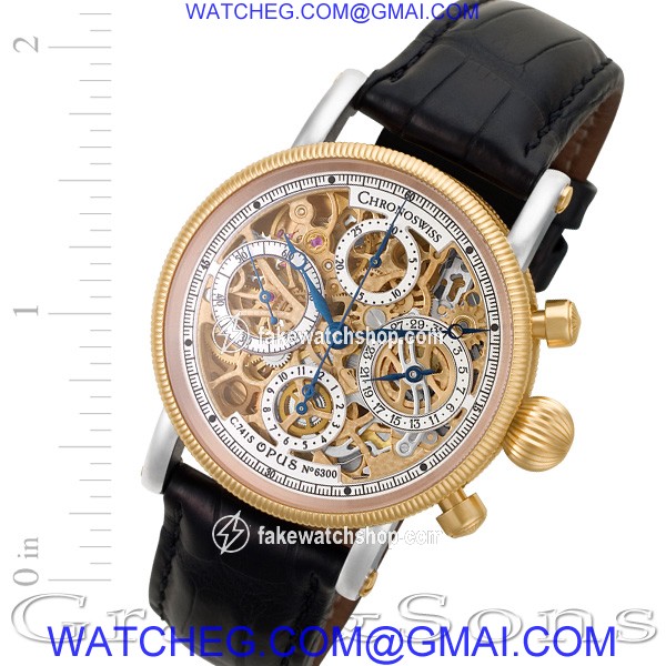 Chronoswiss CH7522R Opus Automatic Male 18k Pink Gold & Stainless Steel