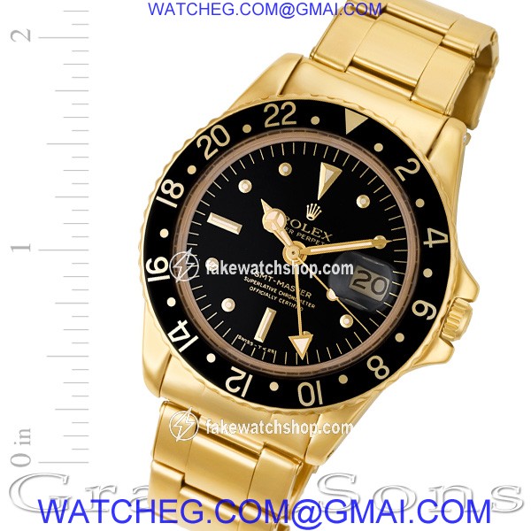 Rolex 1675 GMT-Master Automatic Male 18k yellow gold
