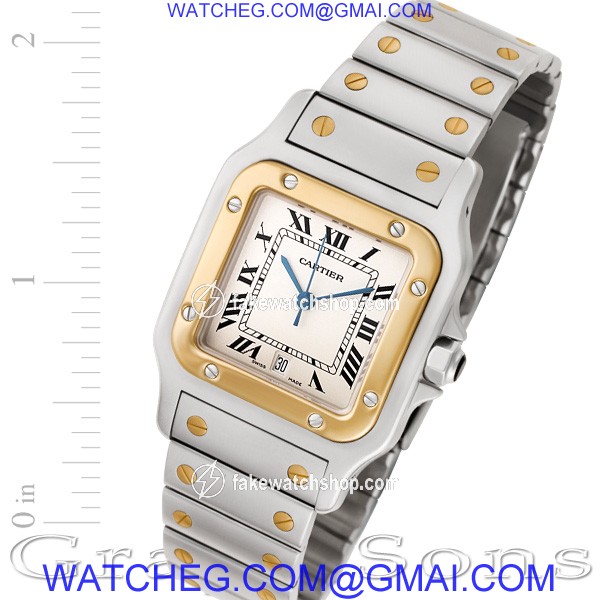 Cartier W20011c4 Santos Quartz Unisex Stainless Steel