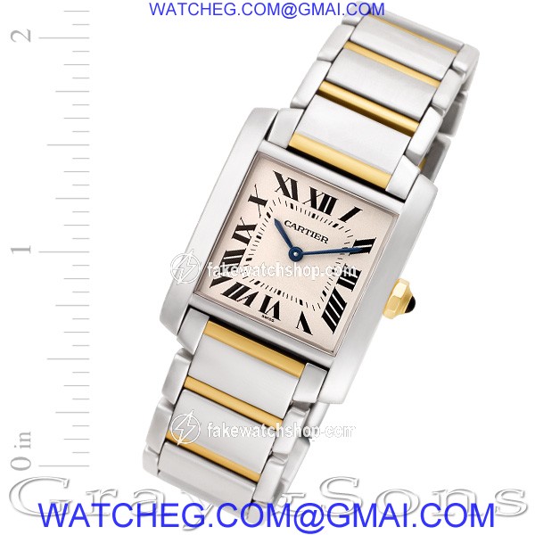 Cartier W51012Q4 Tank Francaise Quartz Unisex Stainless Steel
